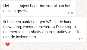 Het hele traject heeft me vooral aan het denken gezet